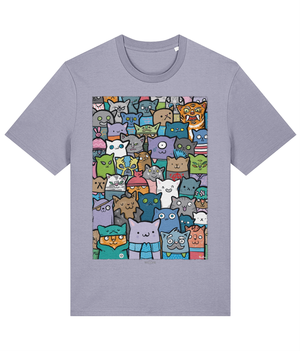 A Crowd Of Cats - TussFace T-shirt