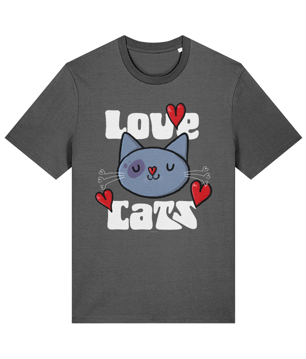 Love Cats - Organic Cotton T Shirt