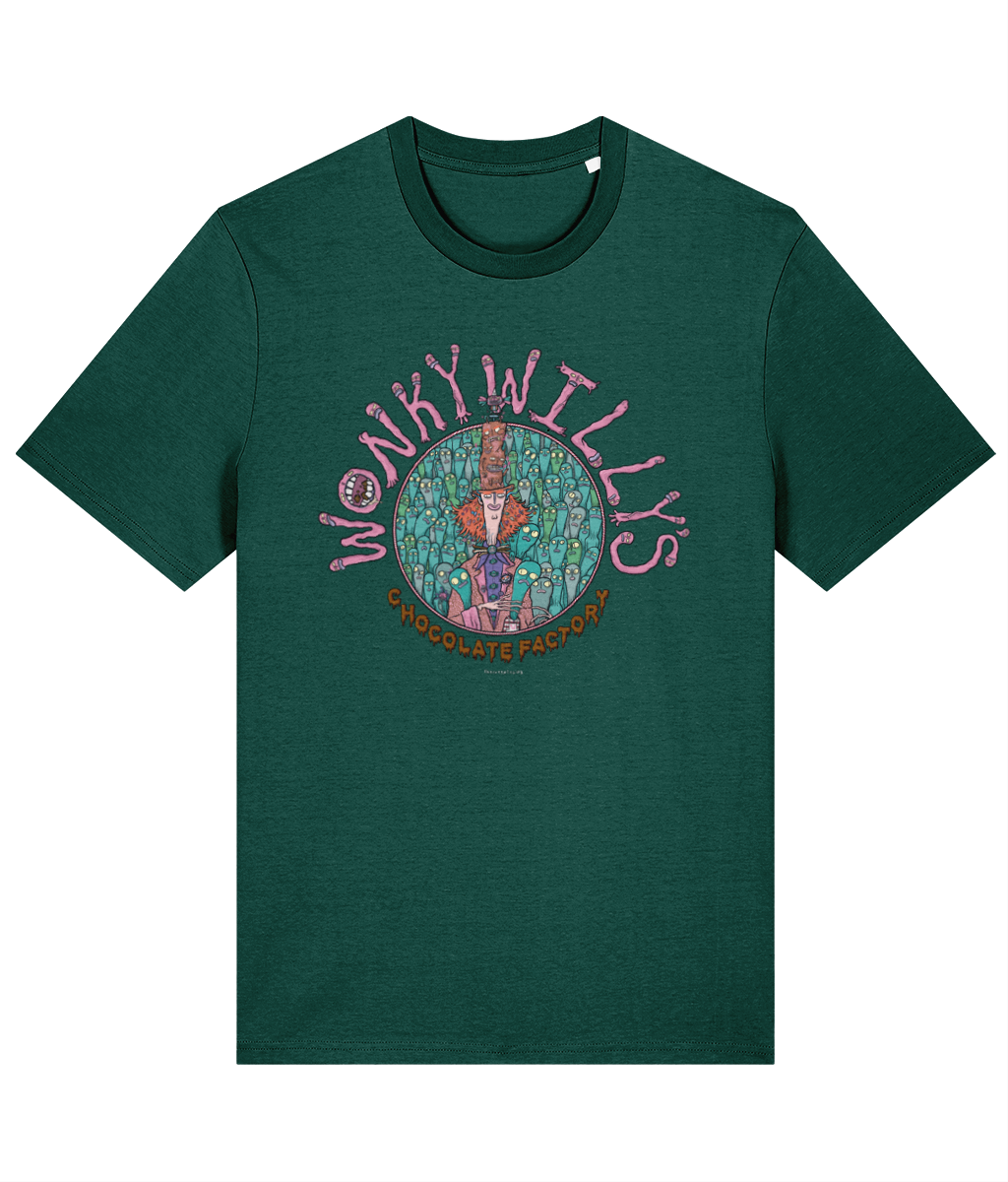 Wonky Willy's Chocolate Factory Creep - Organic Cotton T-shirt.