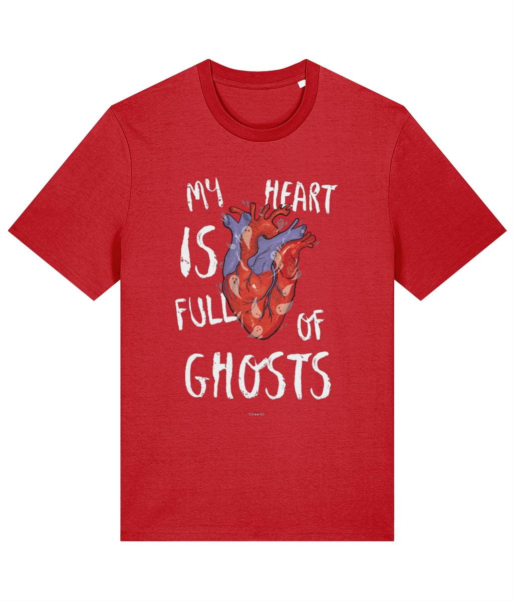 My Heart Is Full Of Ghosts - Unisex Tussface T-shirt