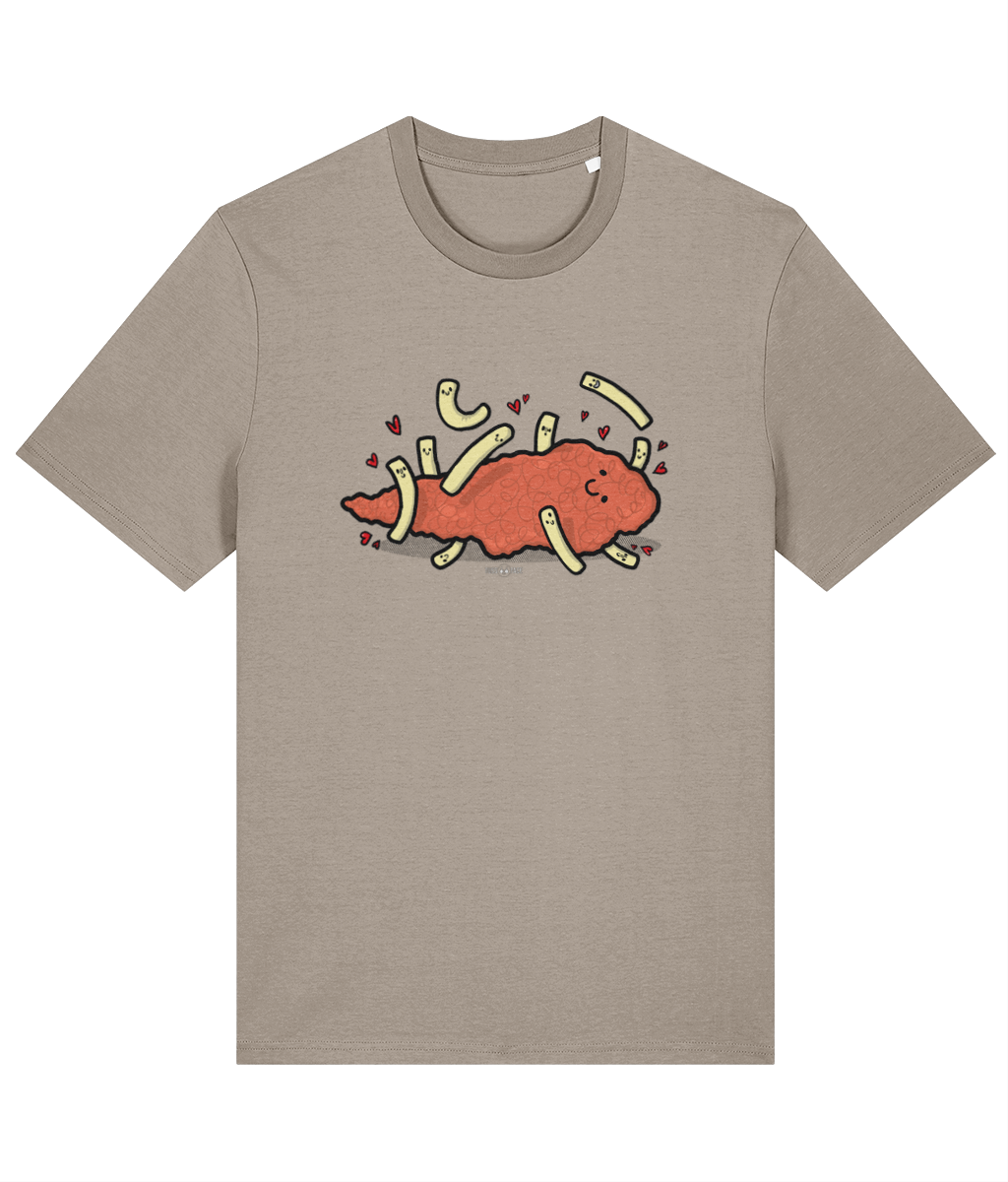 Fish Loves Chips - Tussface T-shirt