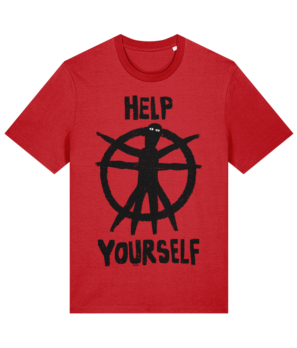 HELP YOURSELF - We Are Bl1p T-shirt by TussFace
