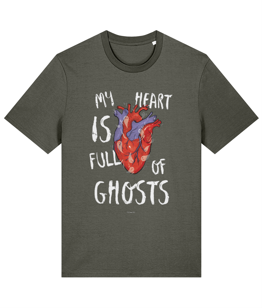 My Heart Is Full Of Ghosts - Unisex Tussface T-shirt