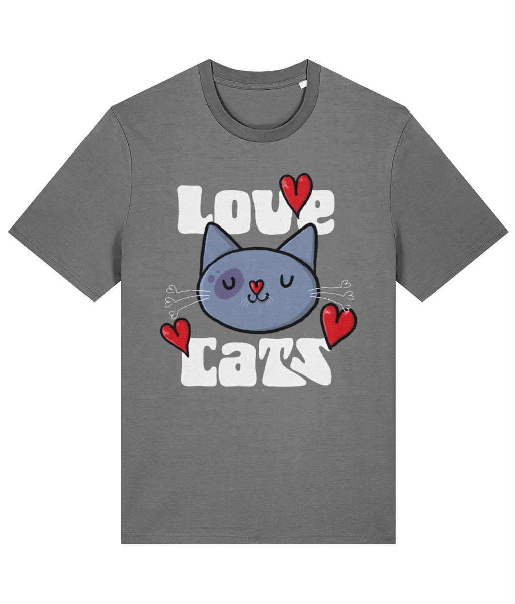 Love Cats - Organic Cotton T Shirt