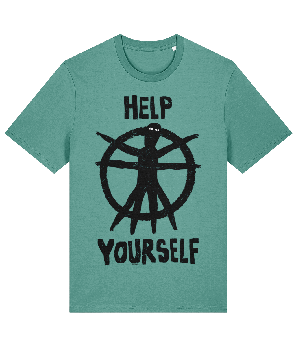 HELP YOURSELF - We Are Bl1p T-shirt by TussFace
