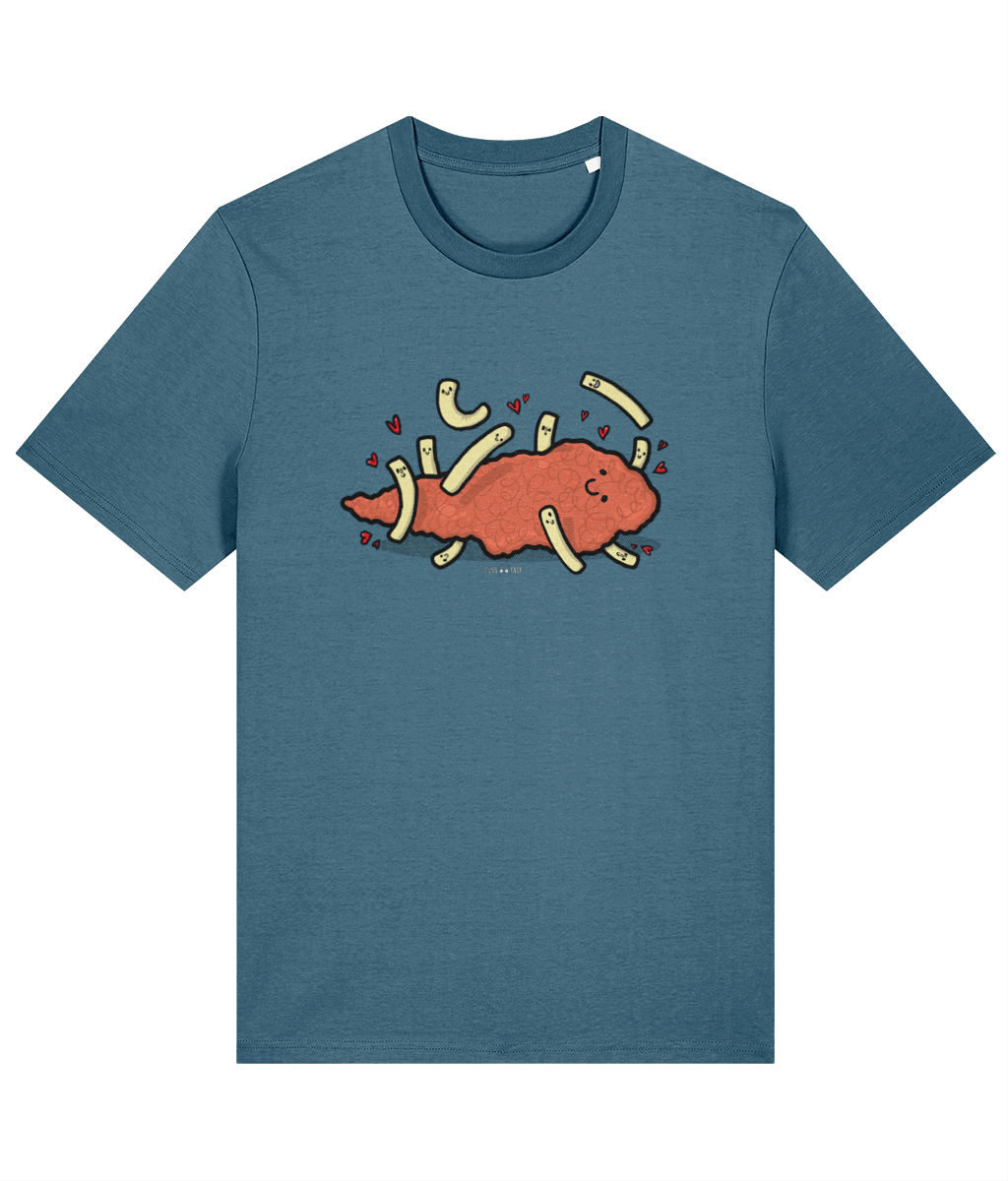 Fish Loves Chips - Tussface T-shirt