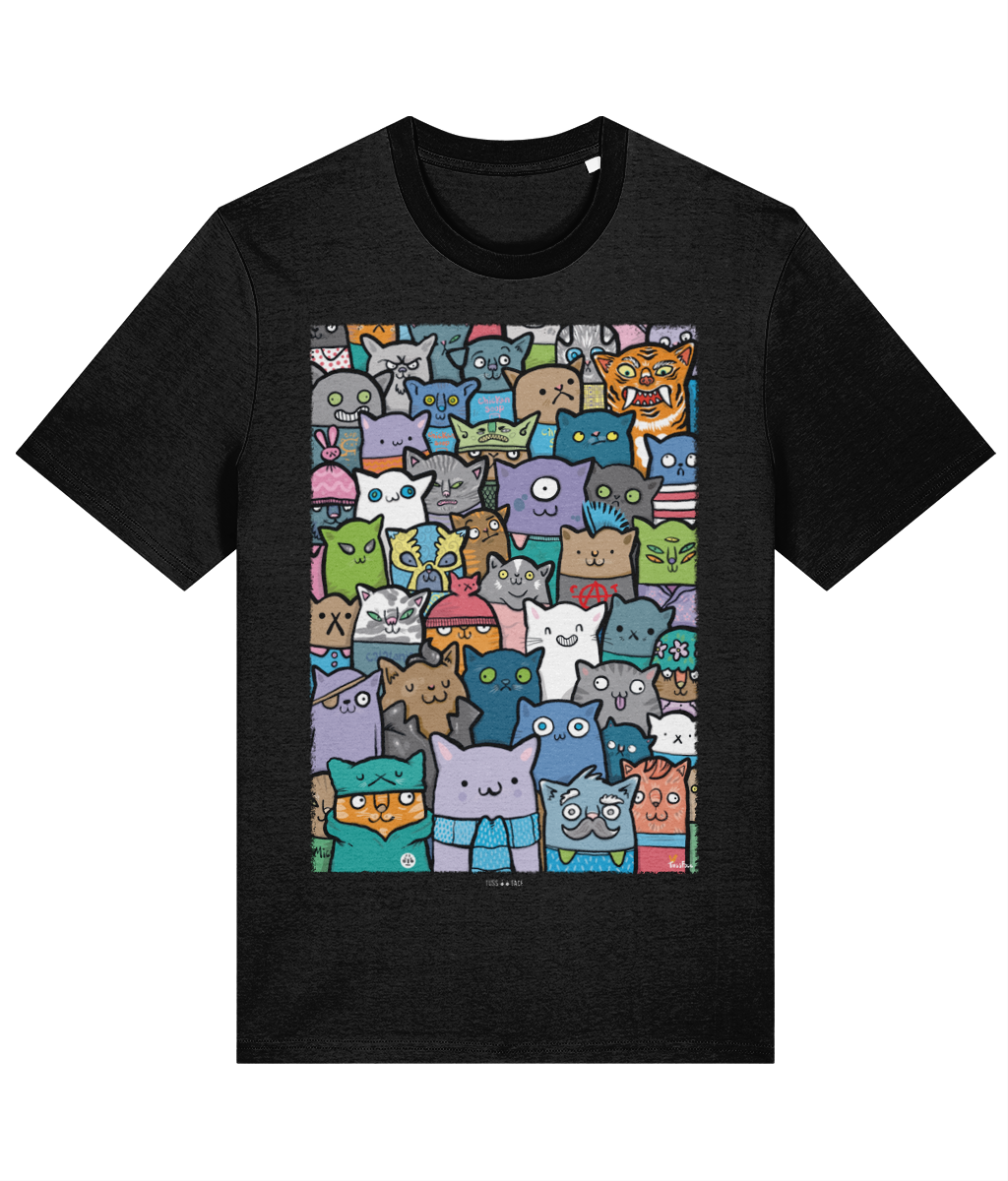 A Crowd Of Cats - TussFace T-shirt