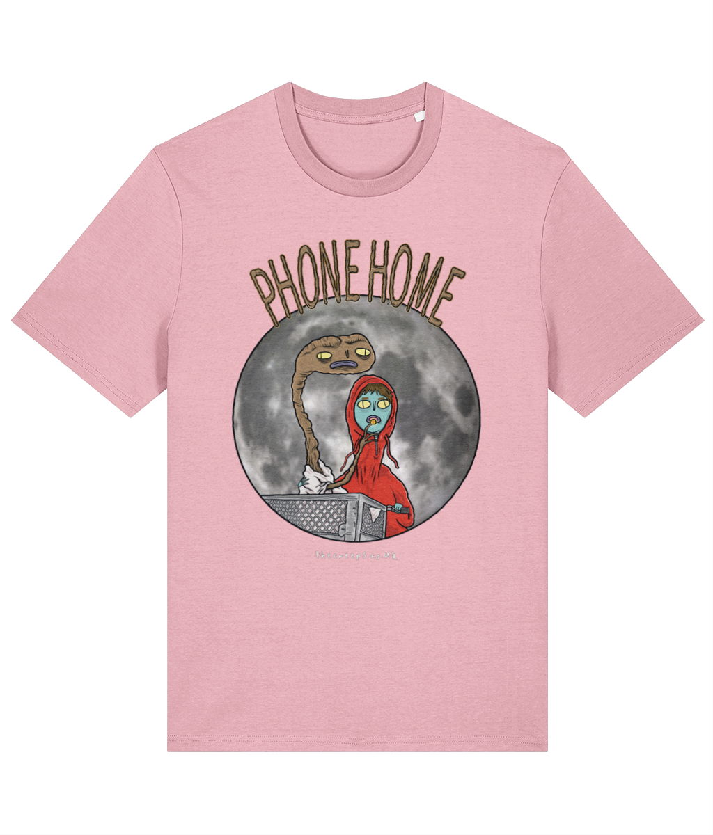 E.T.CREEP Phone Home Organic Cotton T-shirt