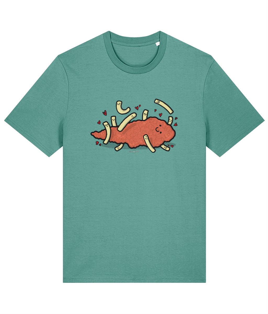 Fish Loves Chips - Tussface T-shirt