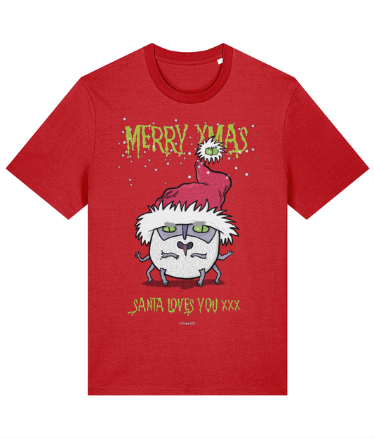 Santa Loves You - Tussface Unisex T-shirt