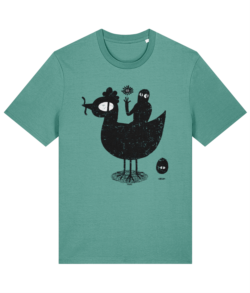WELCOME THE EGGMAN - We Are Bl1p T-shirt by Tussface