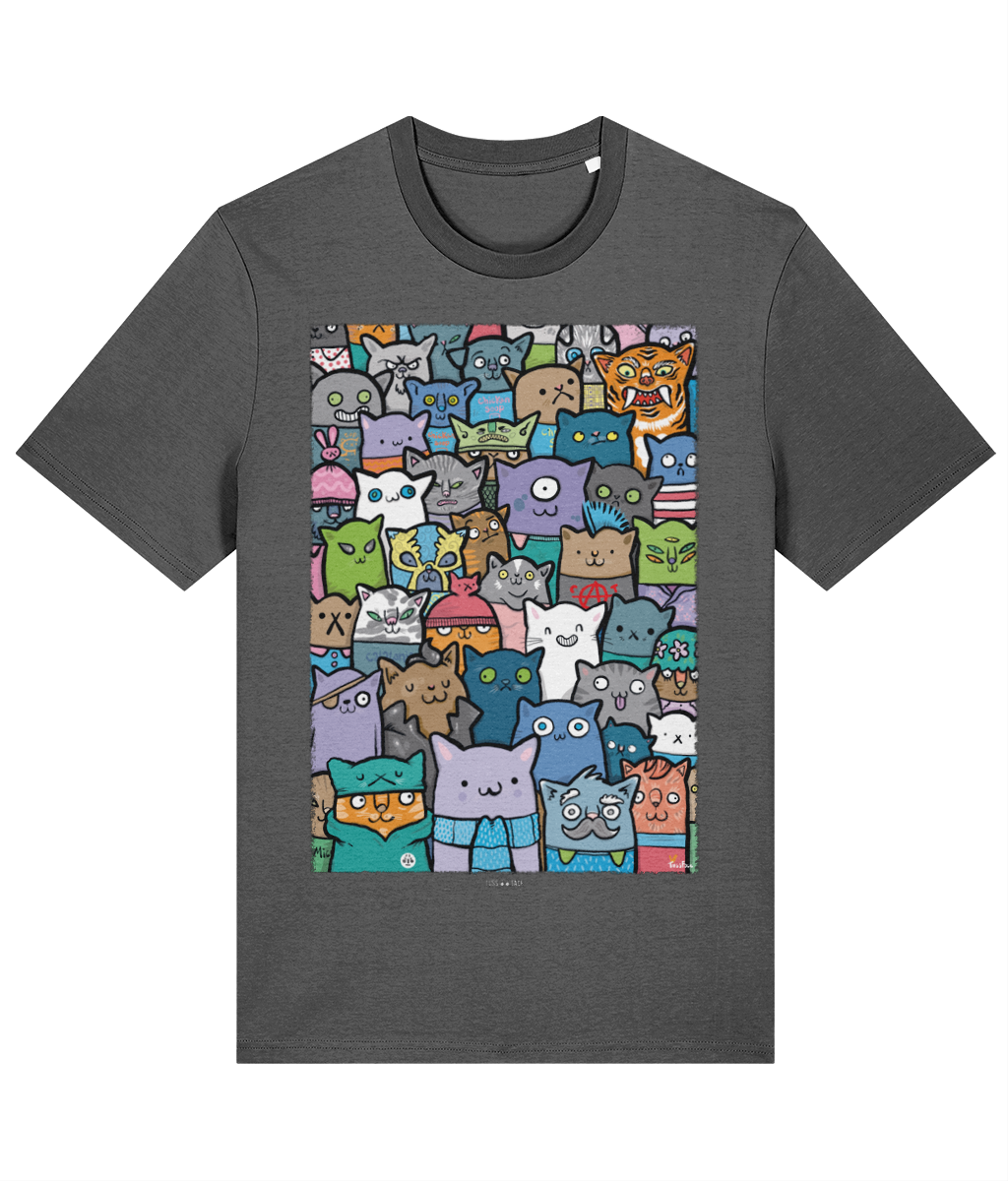 A Crowd Of Cats - TussFace T-shirt