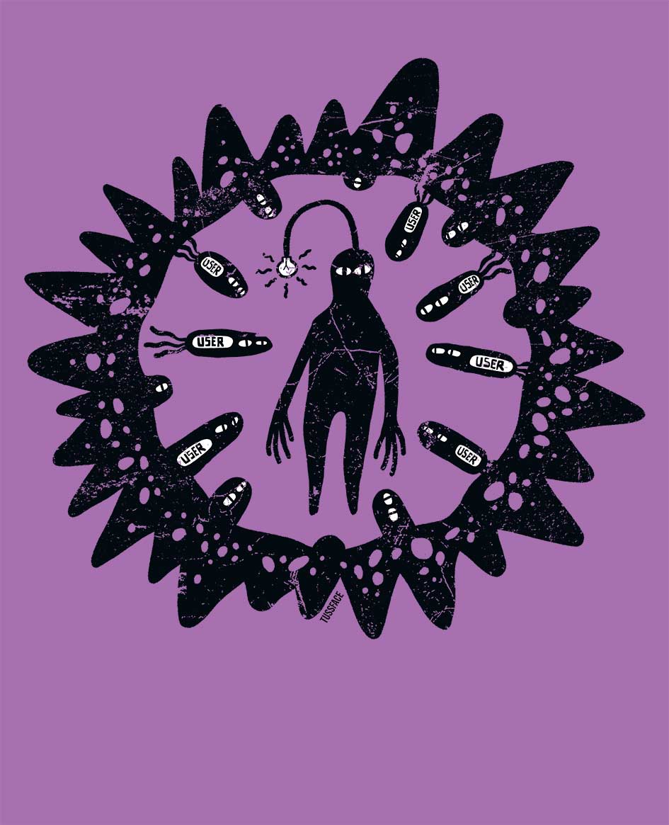 USERS - We Are Bl1p T-shirt by TussFace