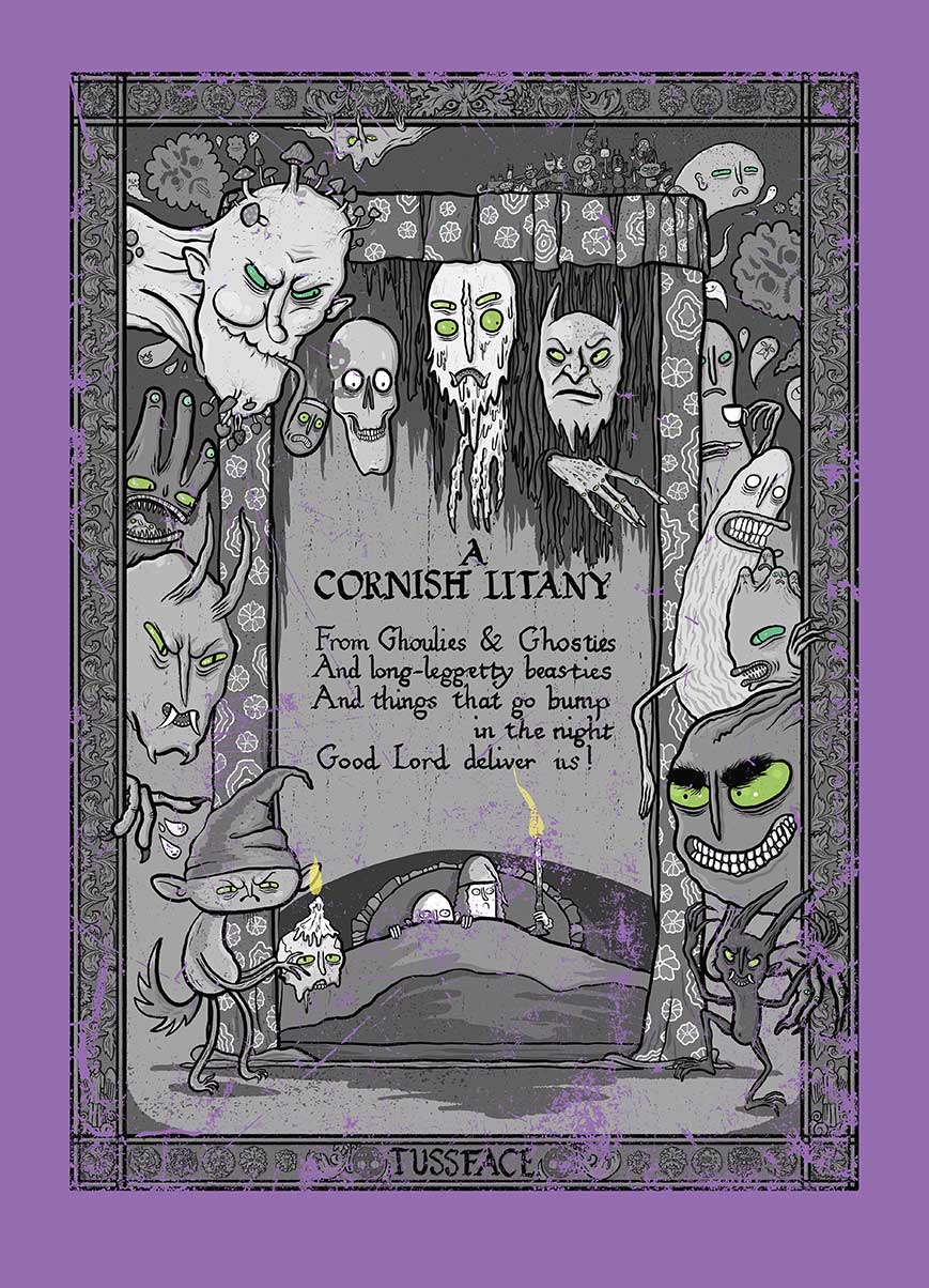 A Cornish Litany - Tussface T-shirt