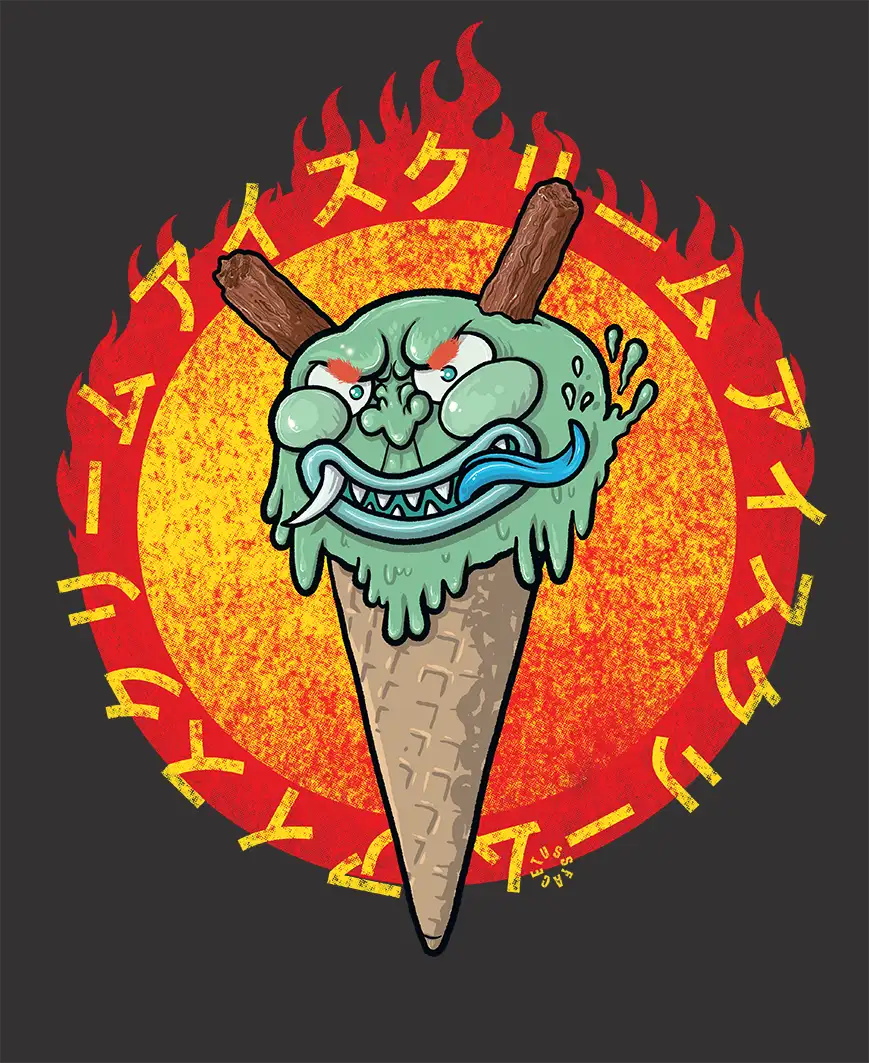 It's Oni Ice Cream - Organic Cotton T-shirt