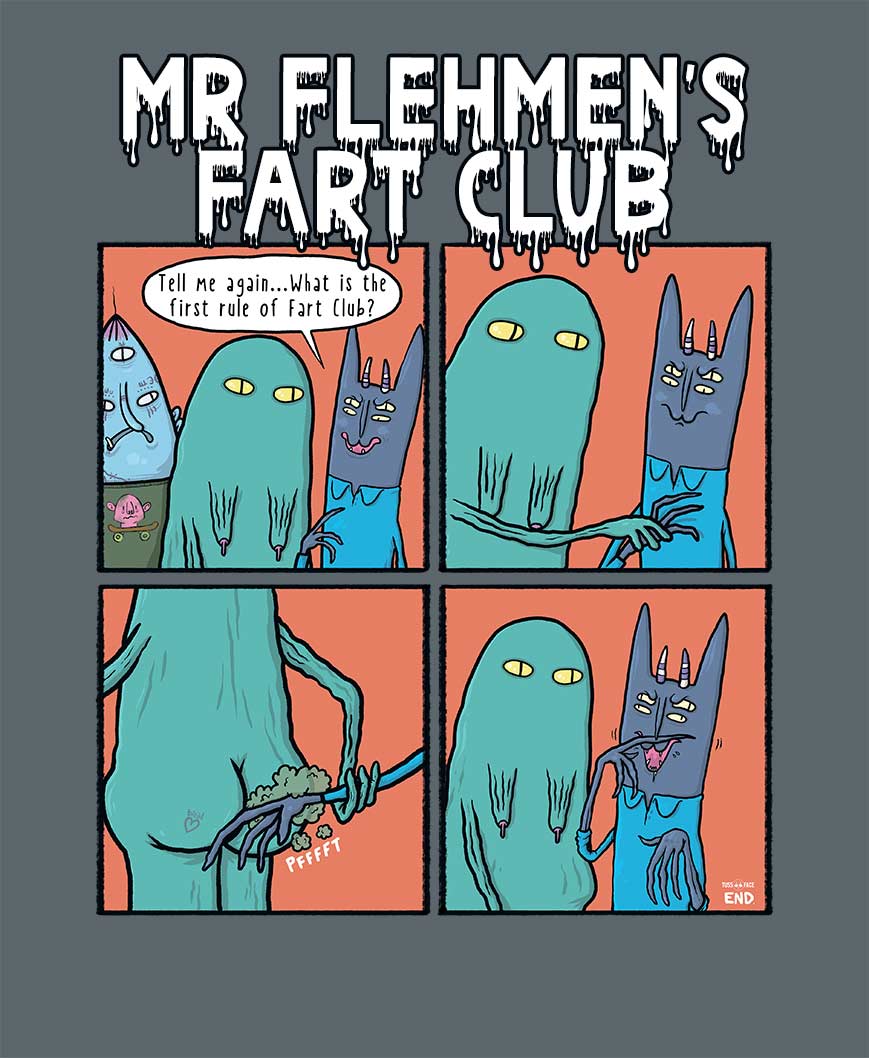 Mr Flehmens Fart Club - TussFace T-shirt