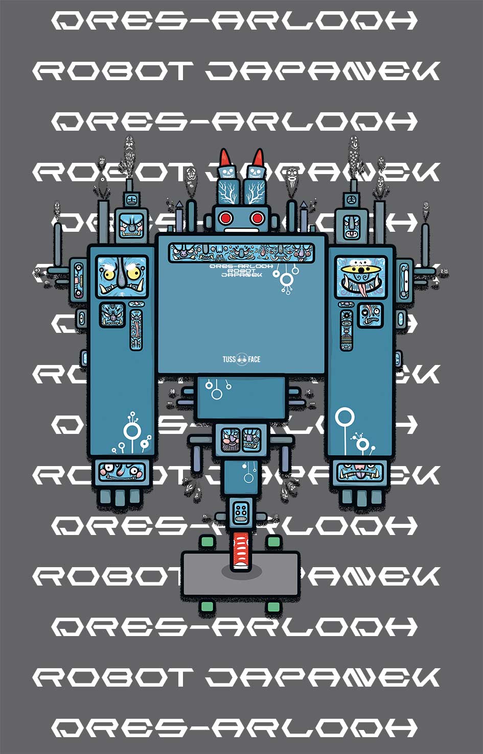 Japanese Robot Overlord - Kernewek T-shirt