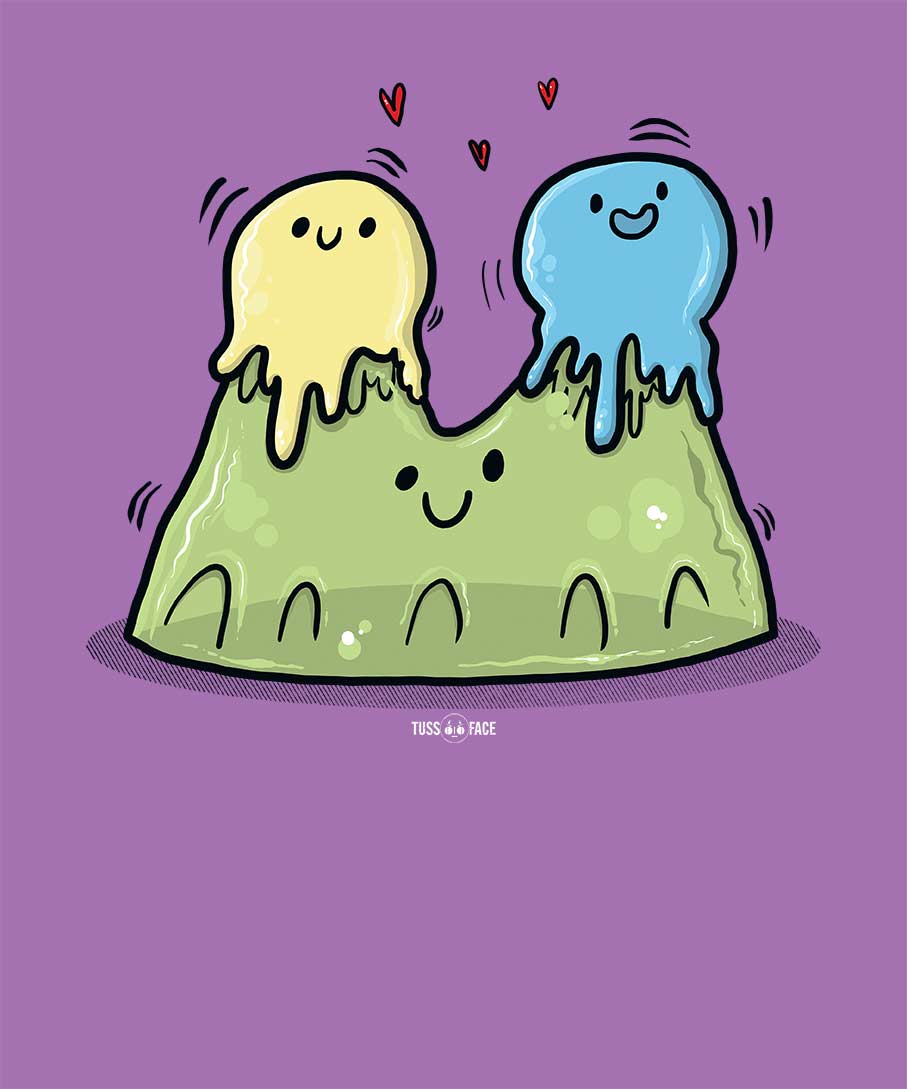 Jelly Loves ice Cream - TussFace T-shirt