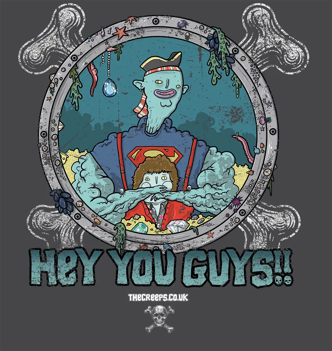 Hey You Guys!! GooniesCreeps - Kids Organic Cotton T-shirt