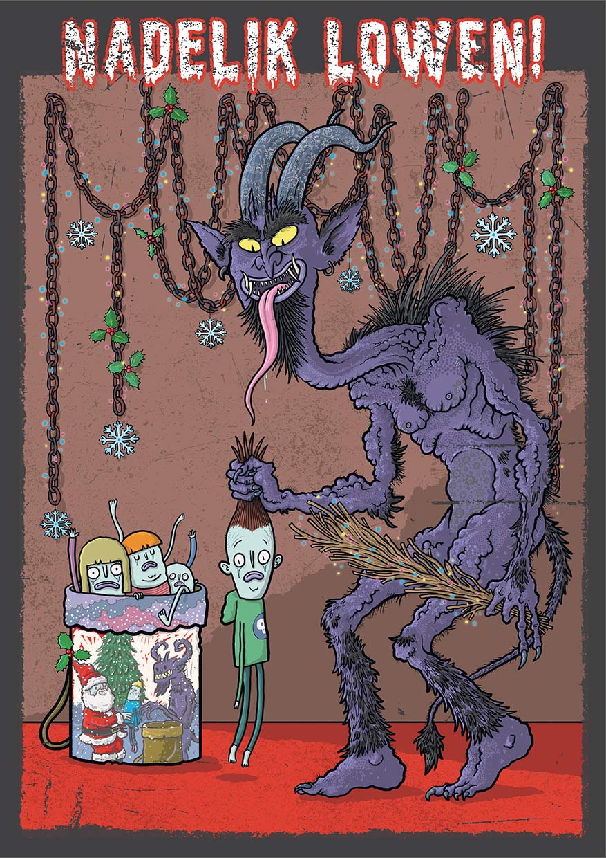 Kernewek Krampus Xmas Card
