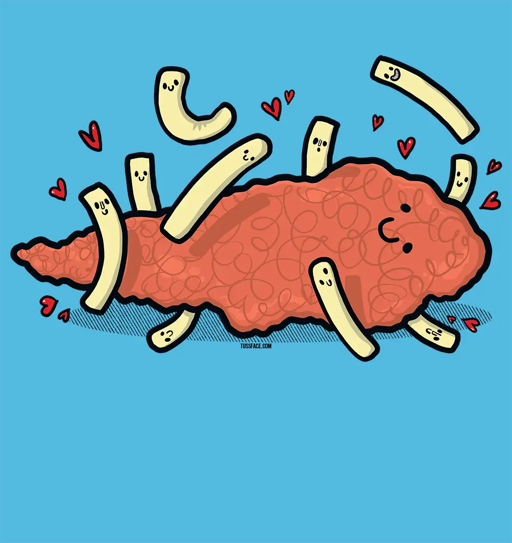 Fish Loves Chips - Organic Cotton Kids Shirt