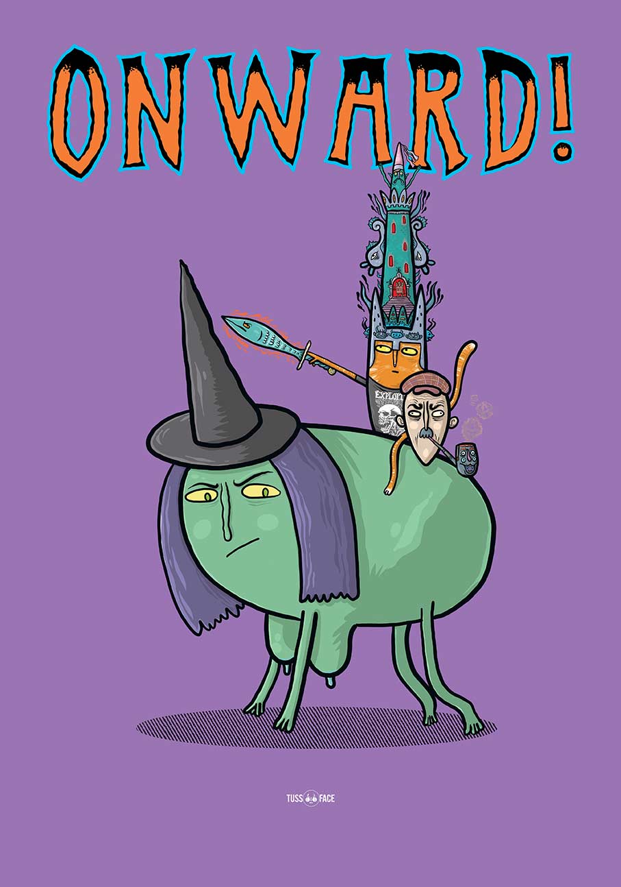 ONWARD! - Tussface T-shirt