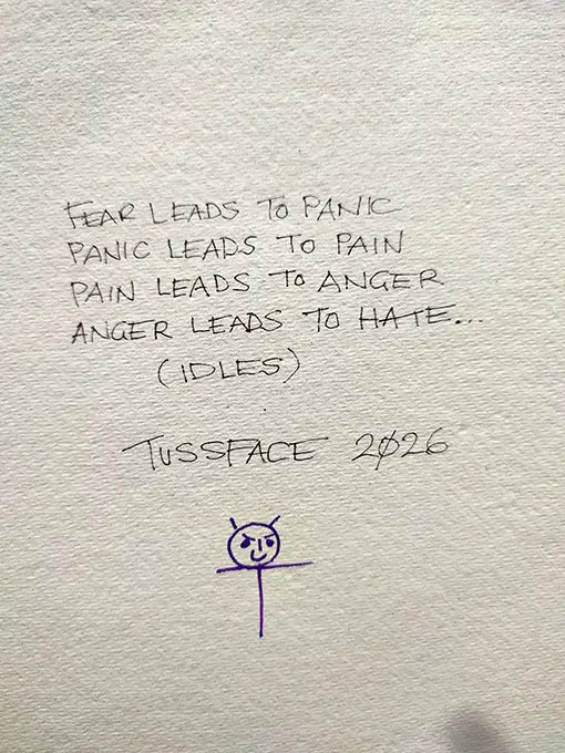 Fear leads To Panic... - Original Painting