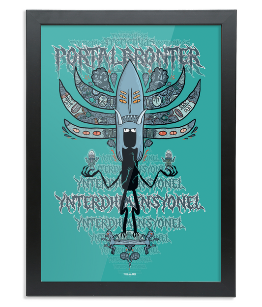 Portalbronter (Portal Priest - A3 Framed TussFace Print