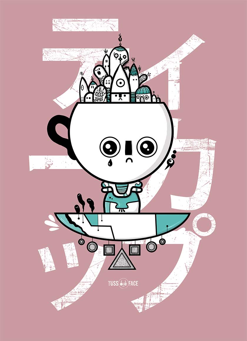 Sadcup - Tussface T-shirt