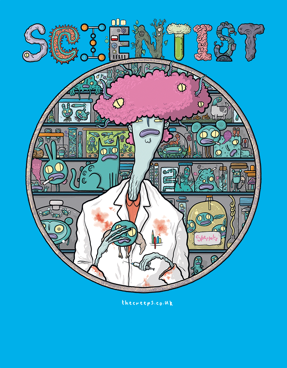 Scientist Creep Organic Cotton T-shirt