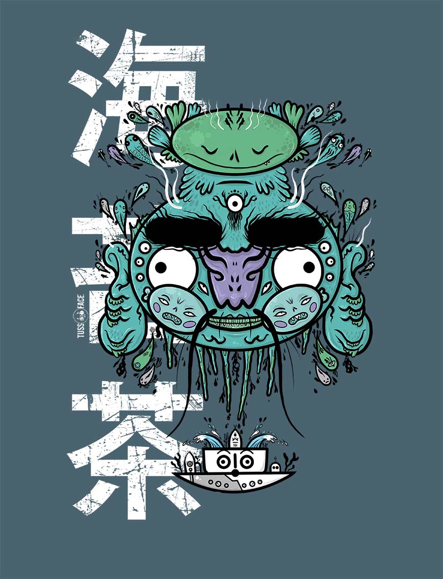 Seaweed Tea - TussFace T-shirt