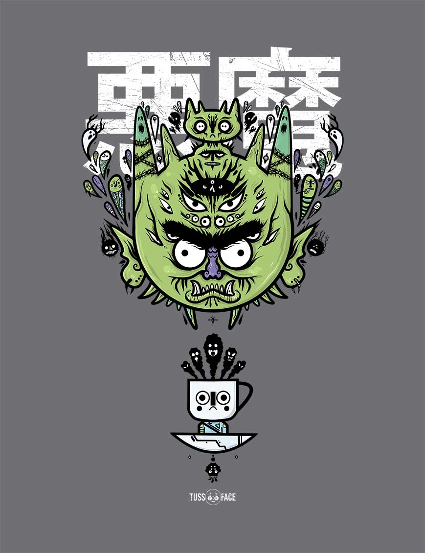 Tea Demon - Unisex TussFace T-shirt