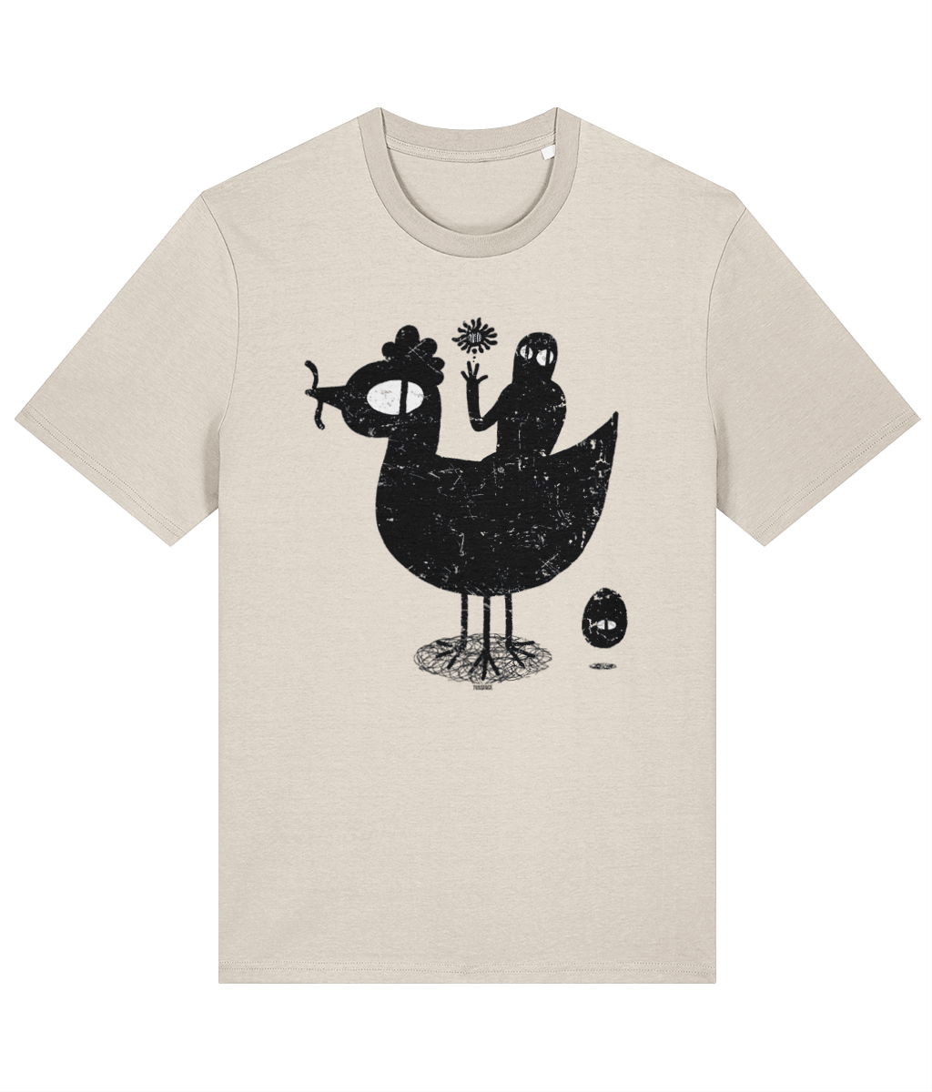 WELCOME THE EGGMAN - We Are Bl1p T-shirt by Tussface