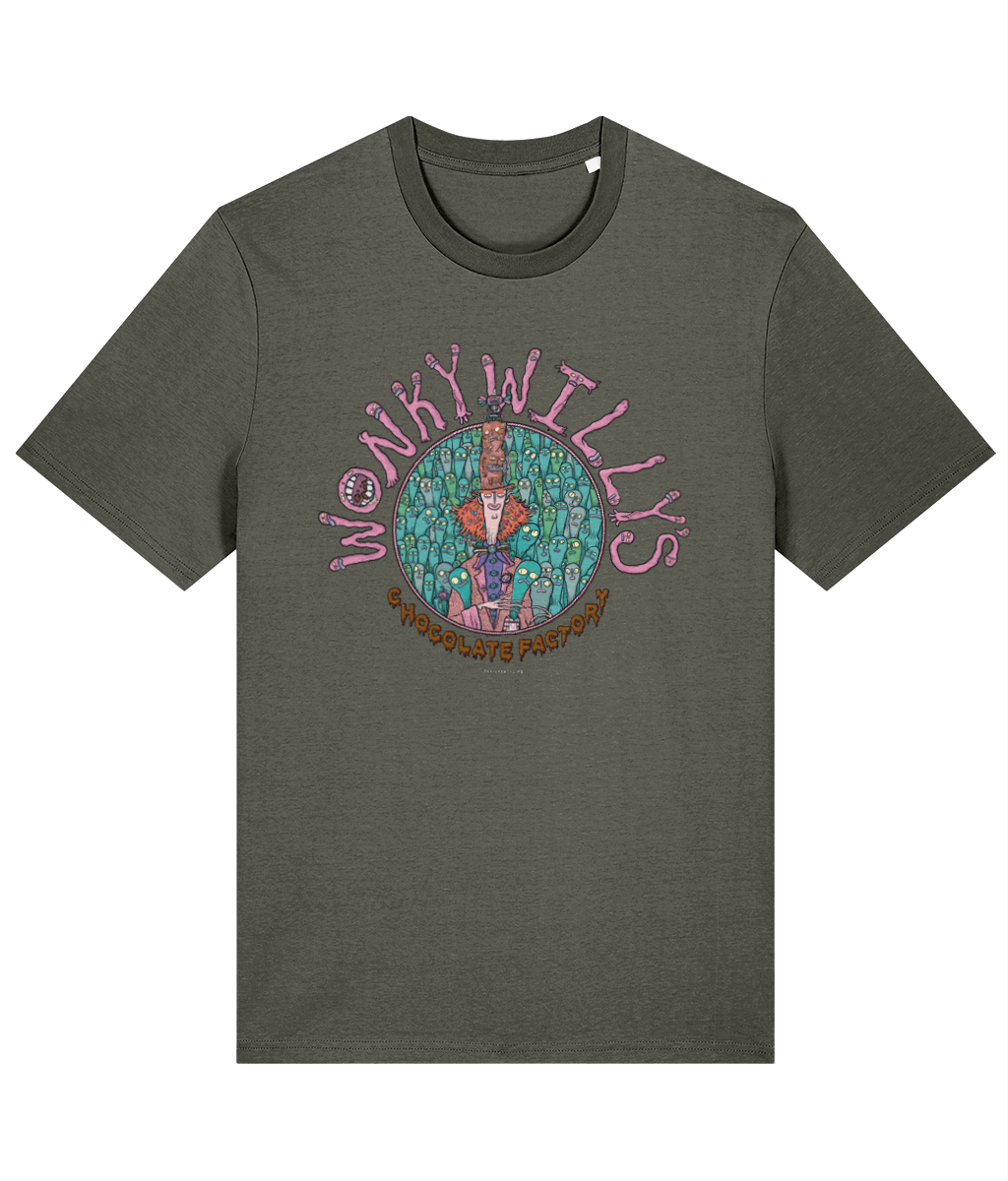 Wonky Willy's Chocolate Factory Creep - Organic Cotton T-shirt.