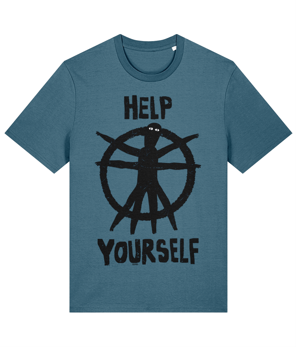 HELP YOURSELF - We Are Bl1p T-shirt by TussFace