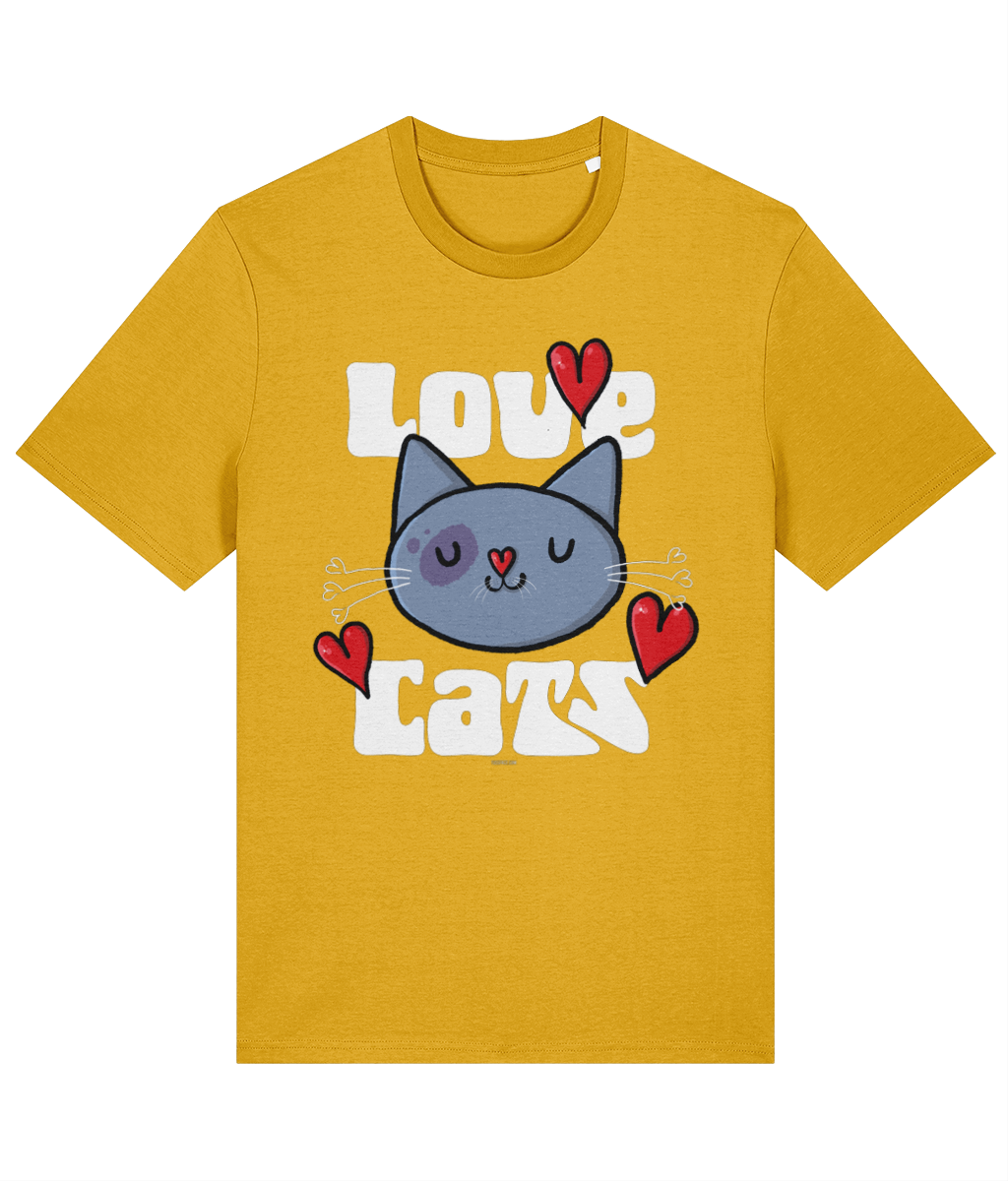 Love Cats - Organic Cotton T Shirt