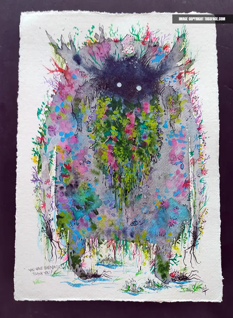 You Have Barnacles - Thank you? - Original Watercolour Painting