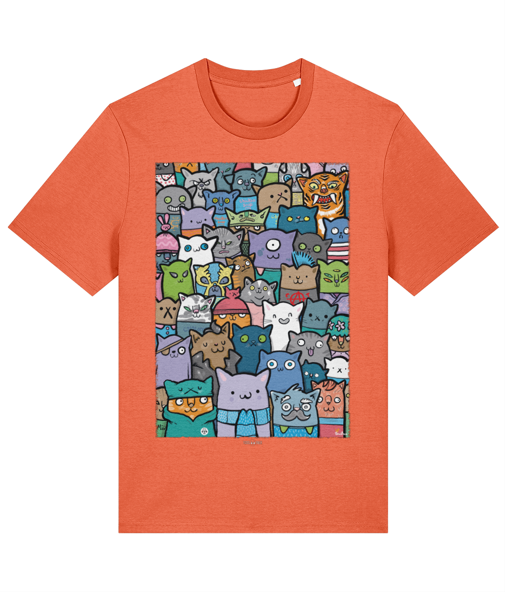 A Crowd Of Cats - TussFace T-shirt