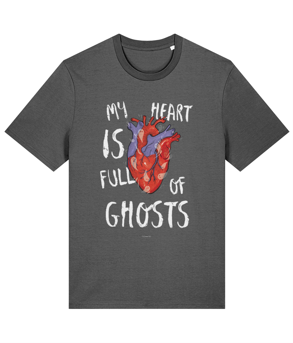 My Heart Is Full Of Ghosts - Unisex Tussface T-shirt