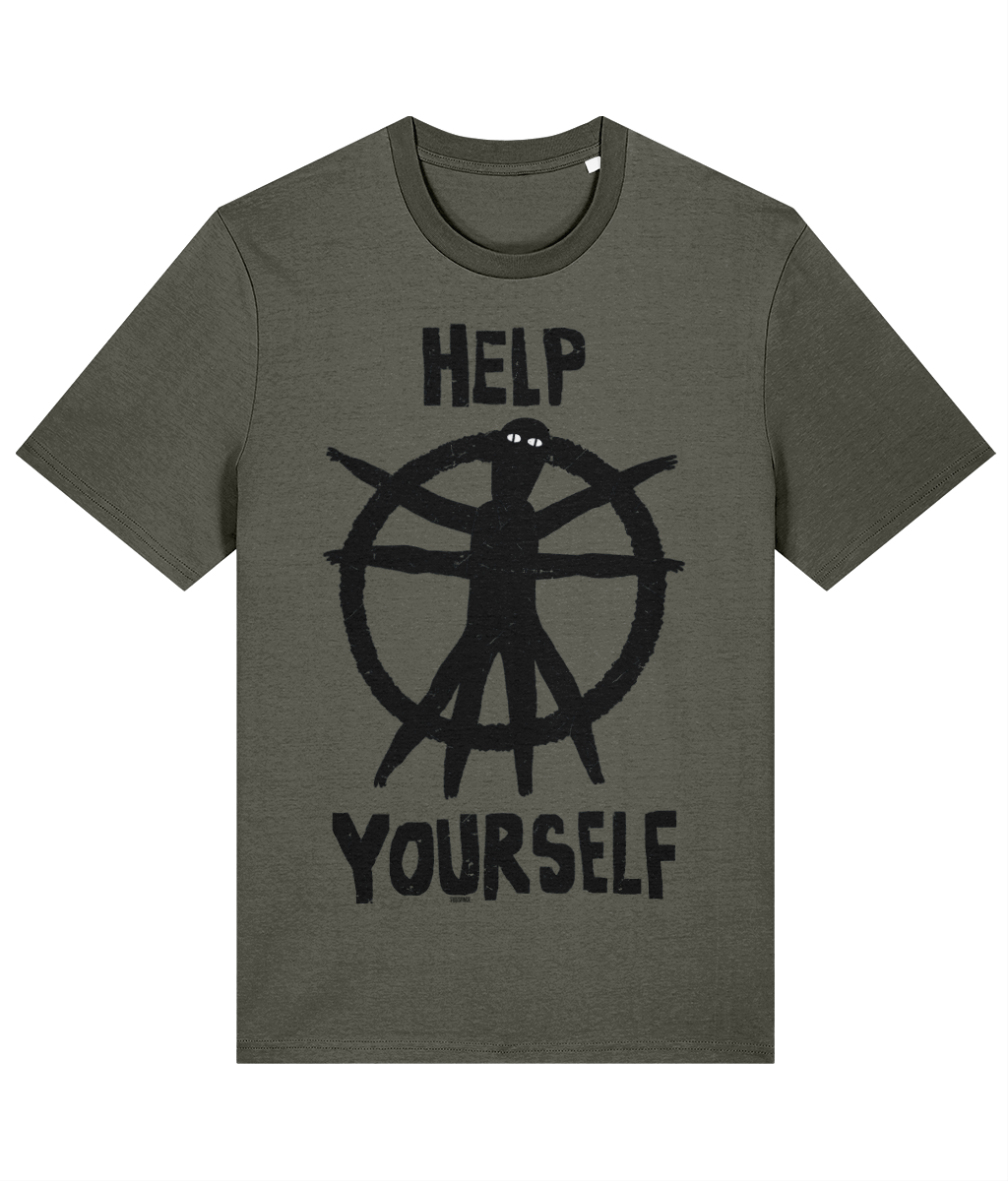 HELP YOURSELF - We Are Bl1p T-shirt by TussFace