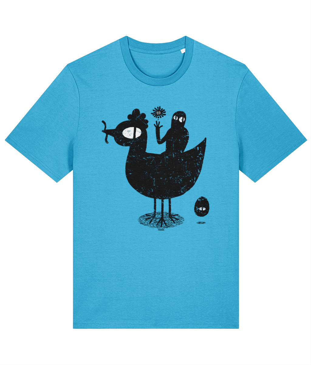 WELCOME THE EGGMAN - We Are Bl1p T-shirt by Tussface
