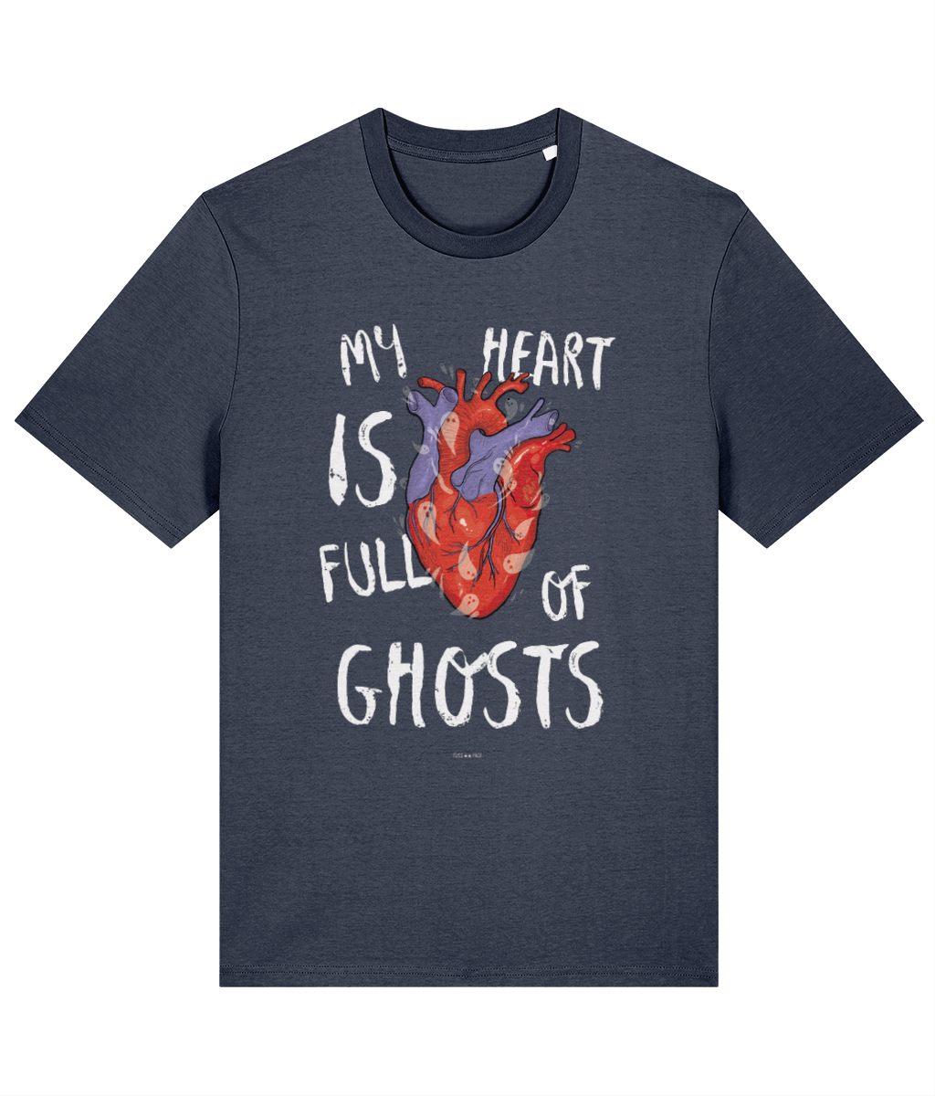 My Heart Is Full Of Ghosts - Unisex Tussface T-shirt