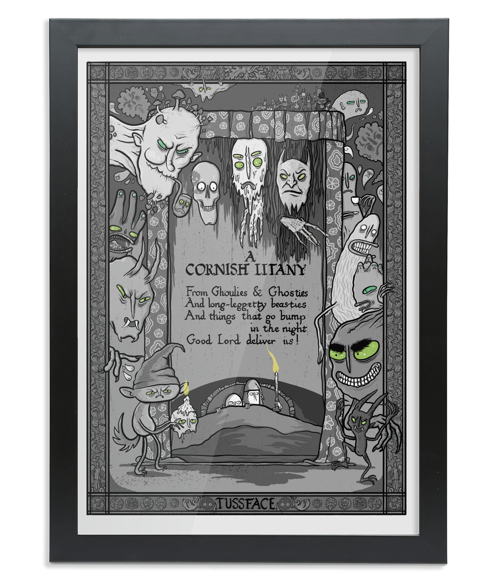 A Cornish Litany - Framed A2 Fine Art Print