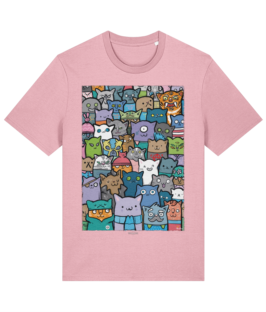 A Crowd Of Cats - TussFace T-shirt