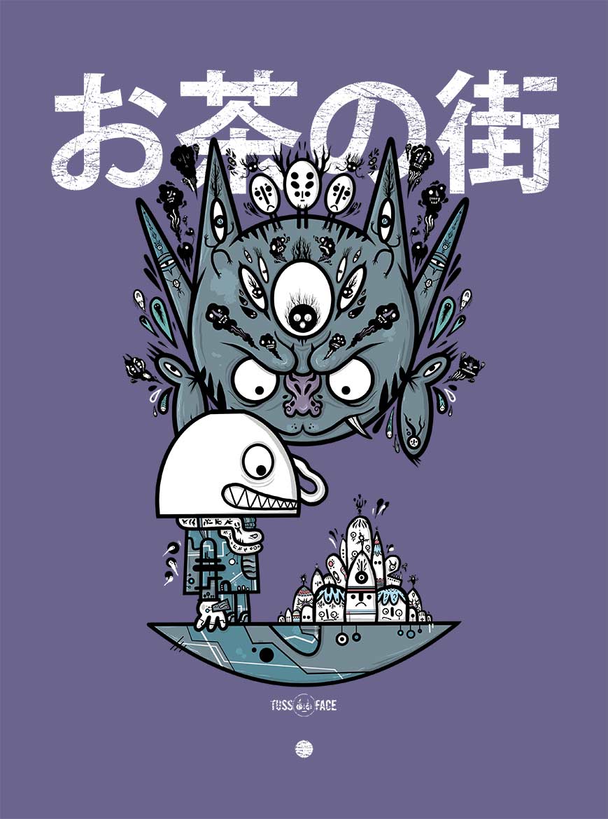 Tea Town - TussFace T-shirt
