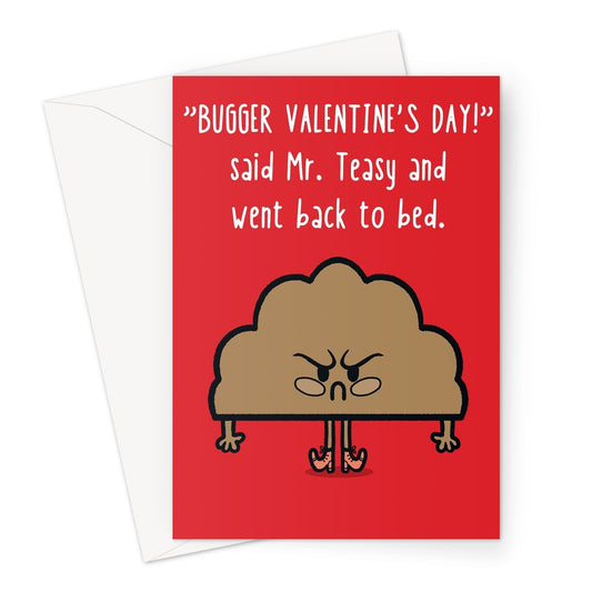 Mr Teasy Valentine's Greeting Card