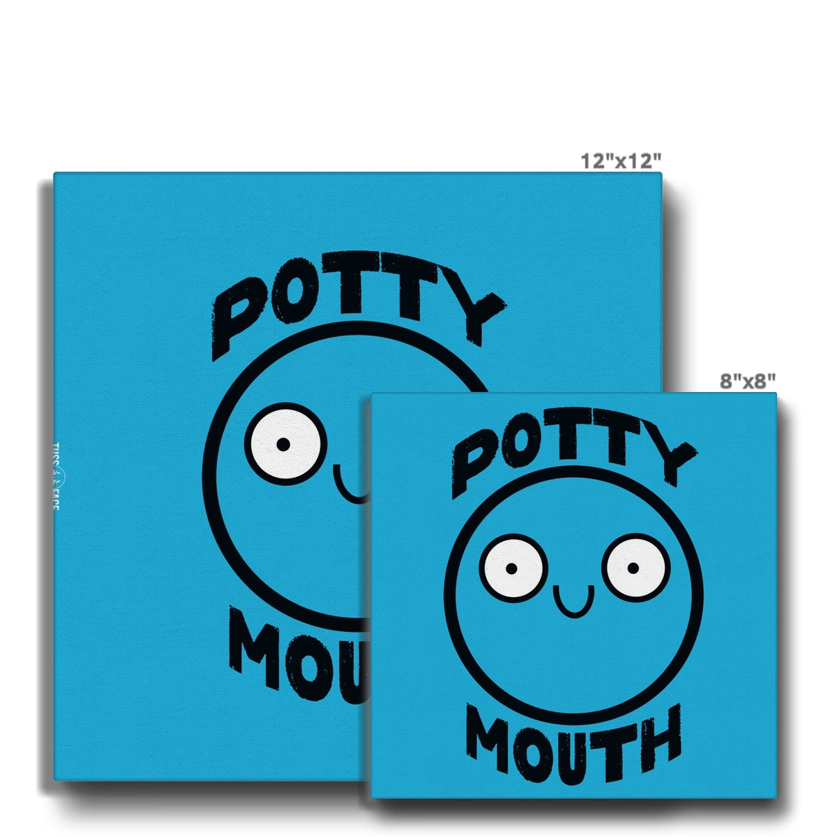 Potty Mouth (Blue) - Eco Canvas