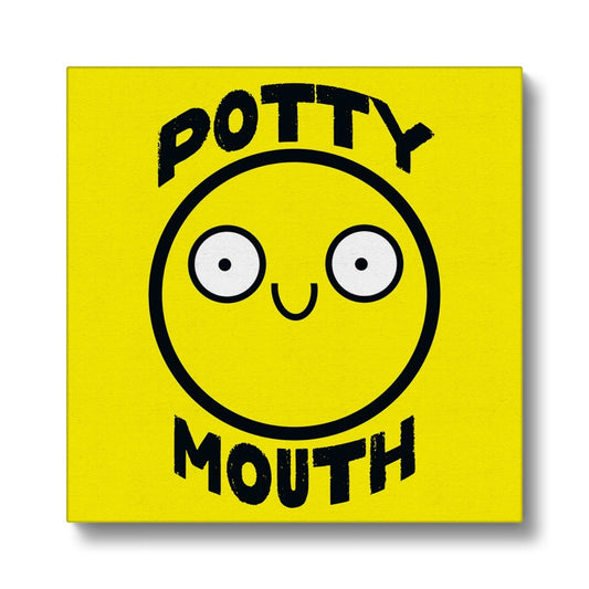 Potty Mouth (Yellow) -  Eco Canvas