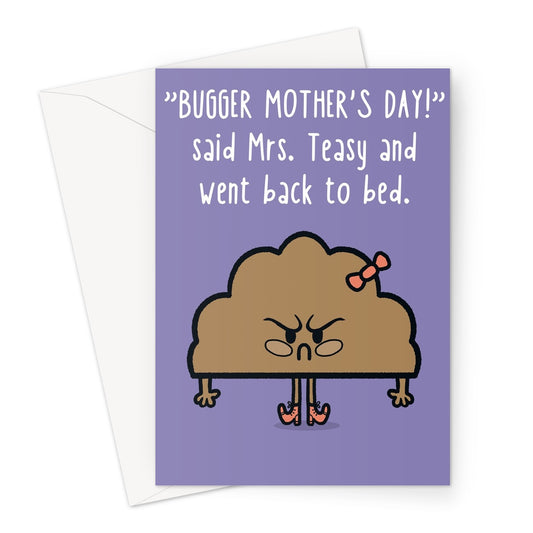 Mrs Teasy Mother's Day Greeting Card