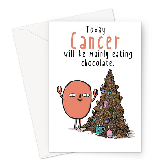 Zodiacpie - Cancer Chocolate Greeting Card